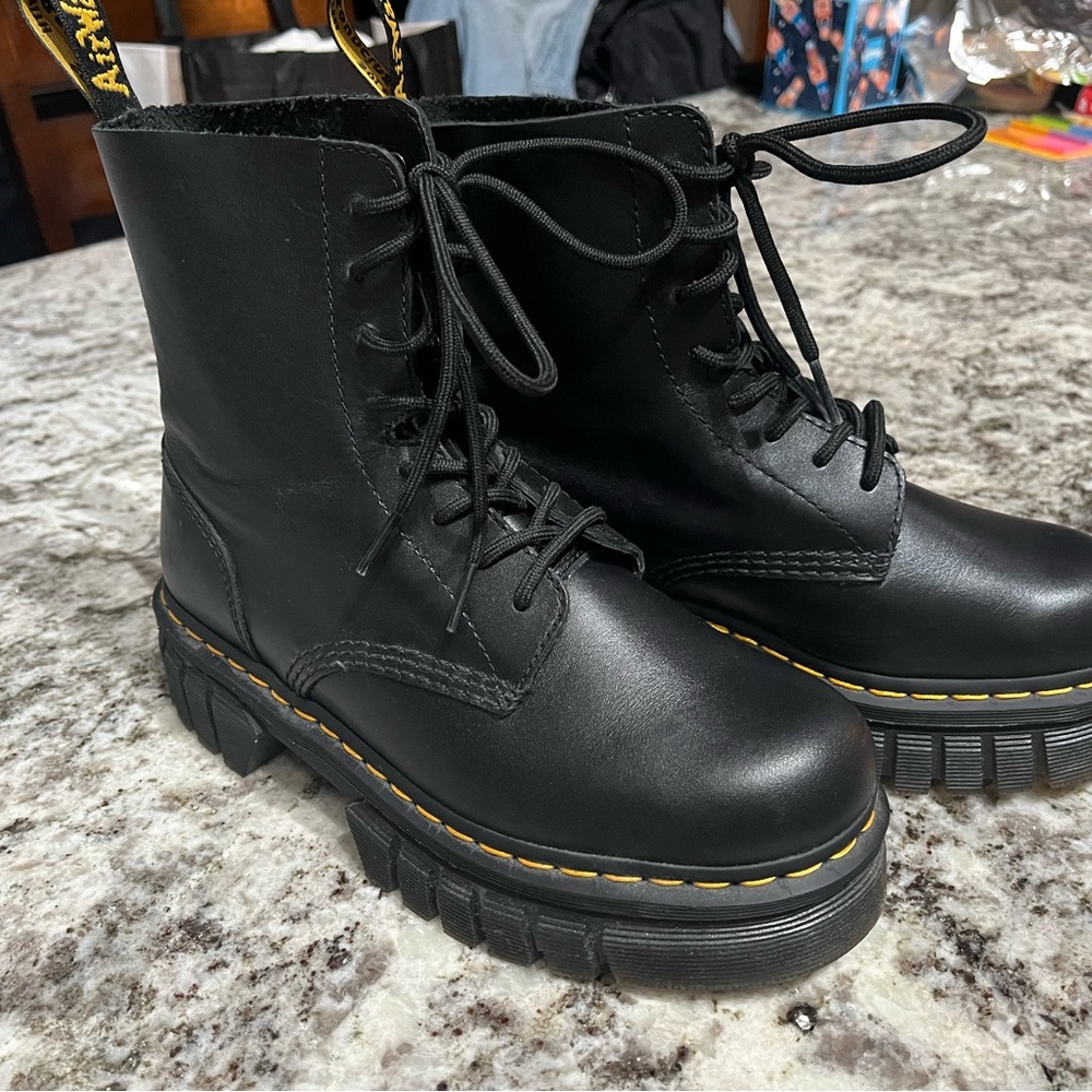 Dr. Martens Black Leather Boots
